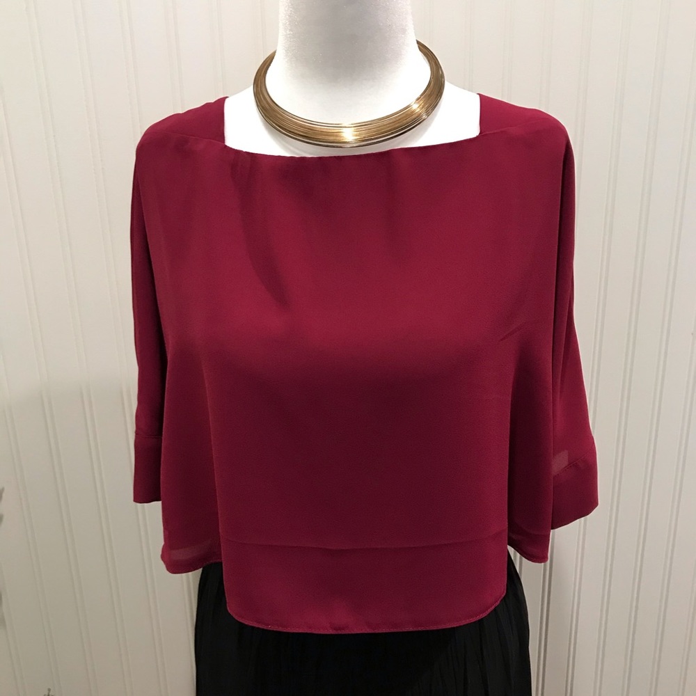 CAPE BLOUSE - Picture 5 of 12